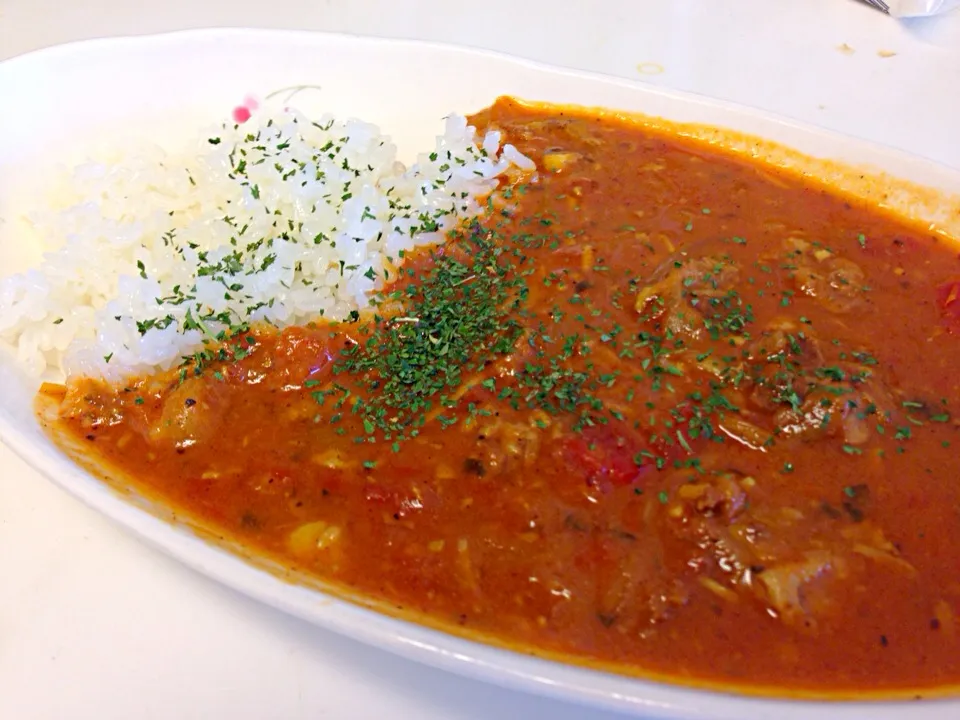 スパイスから作ったトマトポークカレー|サコイシュージさん