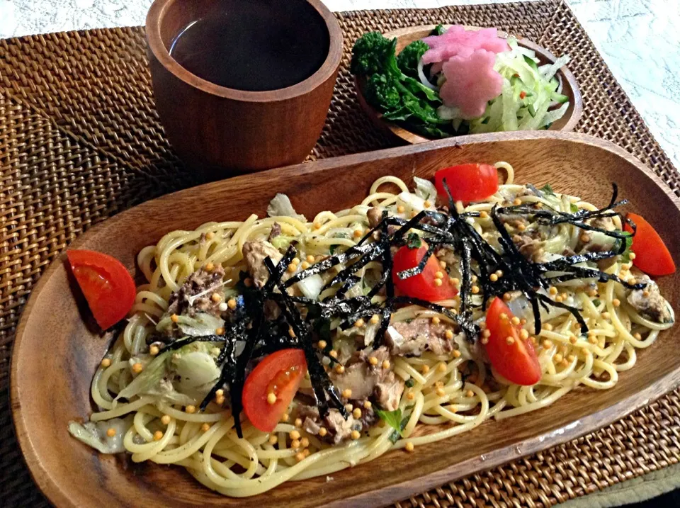 鯖と白菜のパスタランチ|nonnoさん