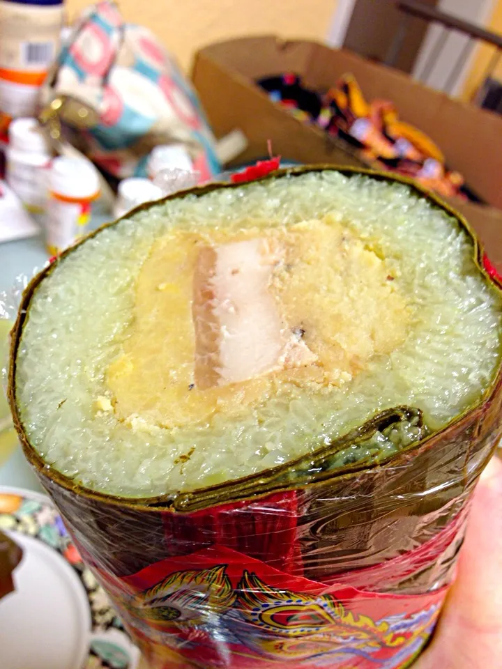 Snapdishの料理写真:Bánh Tét (Vietnamese rice cake)|Loc Voさん