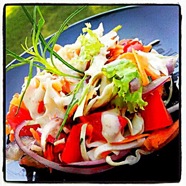 salad of the chef with cesar dressing|miguel alvarezさん