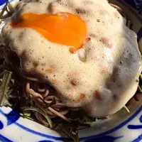 フワフワ納豆の蕎麦サラダ‼︎