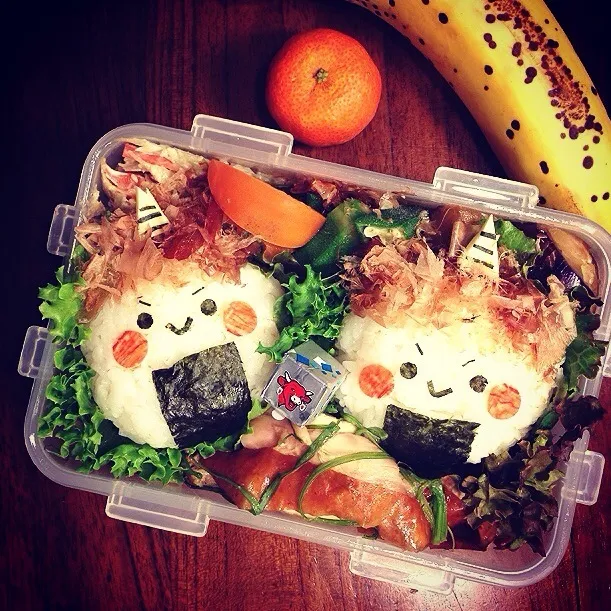 Littele Demons Rice ball Bento ⭐︎ 小鬼さんおむすび弁当。|Yuka Nakataさん