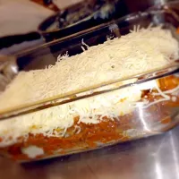 Lasagna (before baking)|Haruka Sataさん