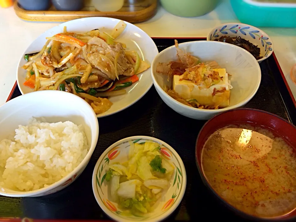 肉のスタミナ炒め定食|Johnnyさん