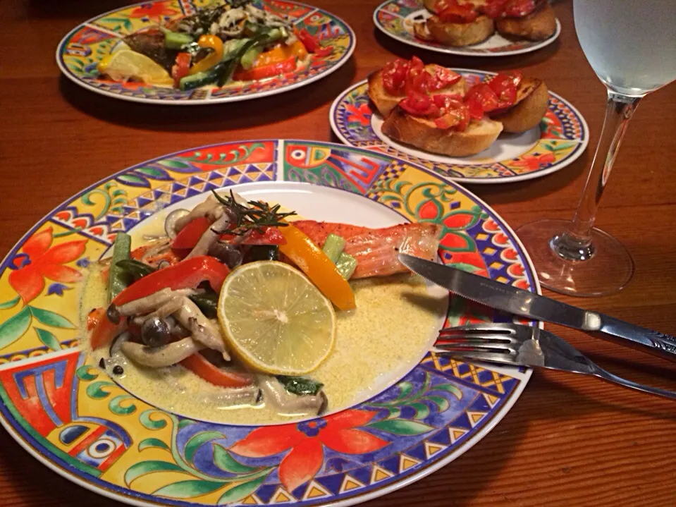 Wednesday dinner with salmon|Lina Butlerさん