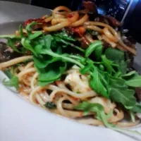 Oyster Mushroom & Arugula Pasta|Mark BigDaddy Hoobinさん