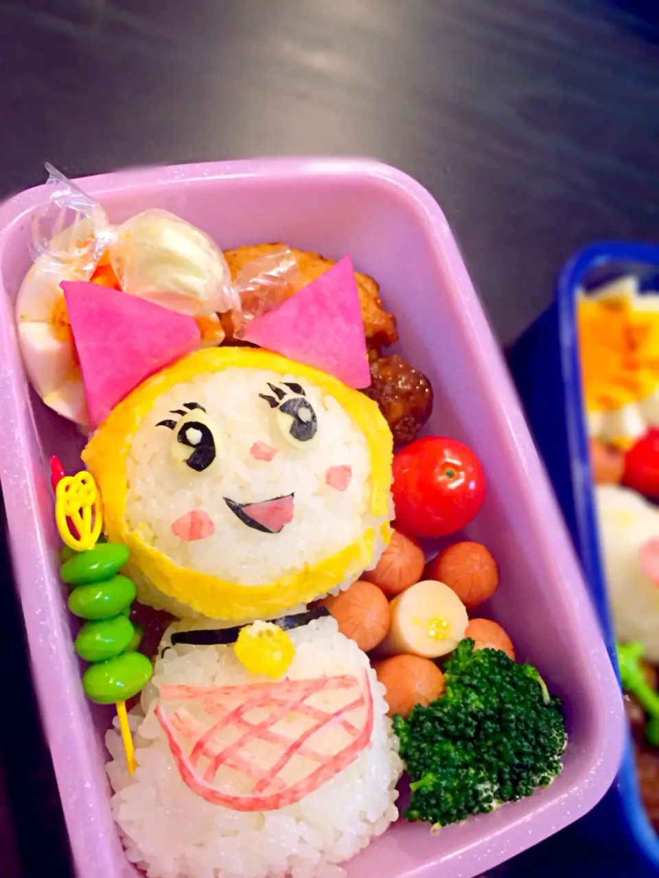 ドラミちゃん弁当|ももさん