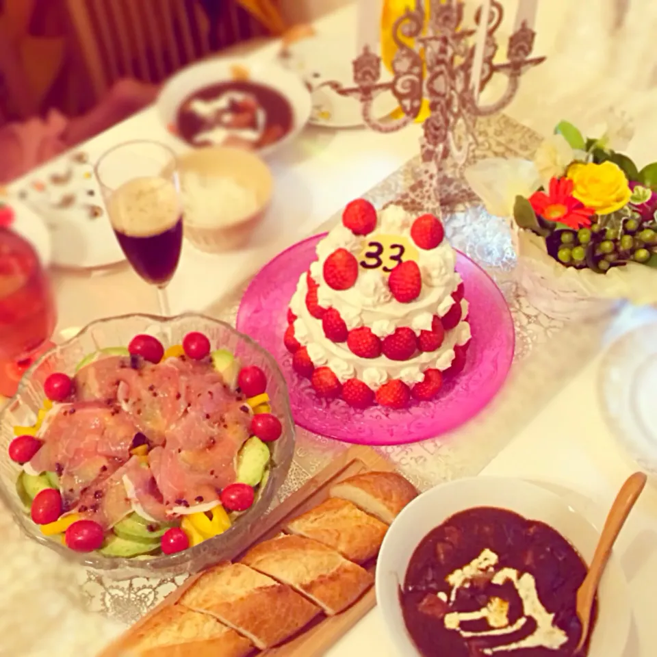 Birthday Dinner♥︎|まゆこさん