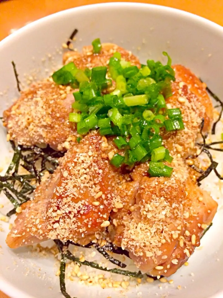 Snapdishの料理写真:鶏の雉焼き丼|まるまさん