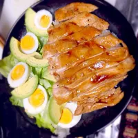 Chicken Teriyaki w/ Avacado Salad|Jonathan Brooksさん