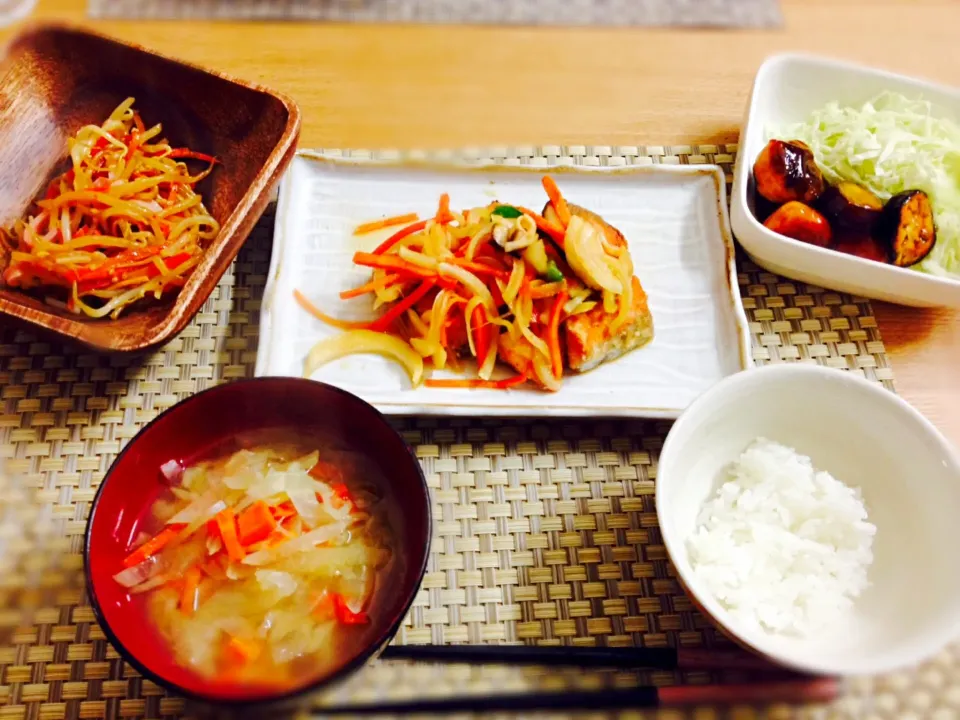 Snapdishの料理写真:野菜いっぱい夜ご飯♪|ひろかさん