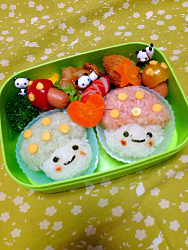 きのこちゃん弁当|うさぽん727さん