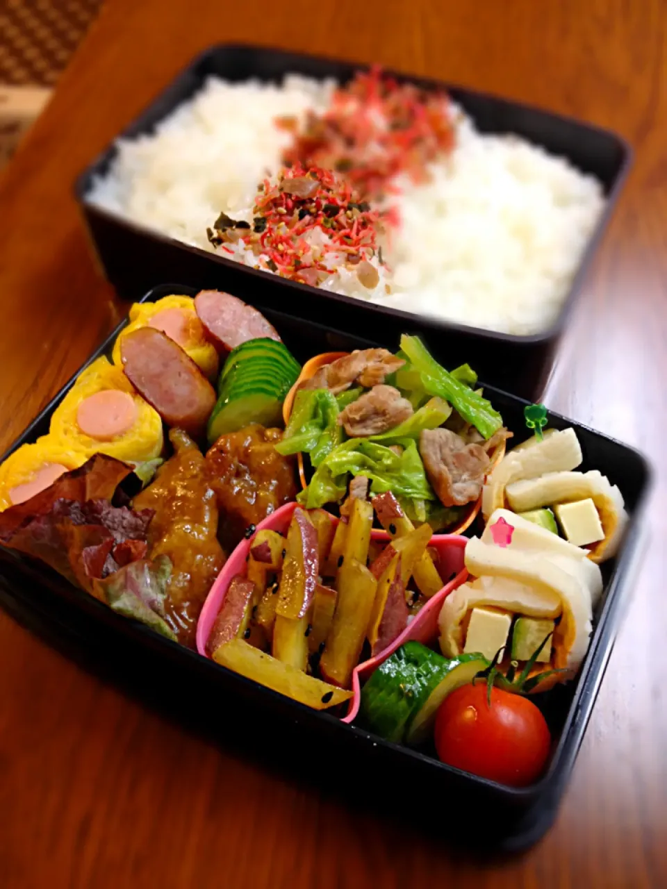 Snapdishの料理写真:2014.1.31  お弁当|せーこさん