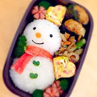 雪だるまのお弁当 1/31|アリンコさん