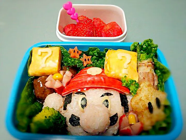 Snapdishの料理写真:マリオ弁当|Mami Aokiさん