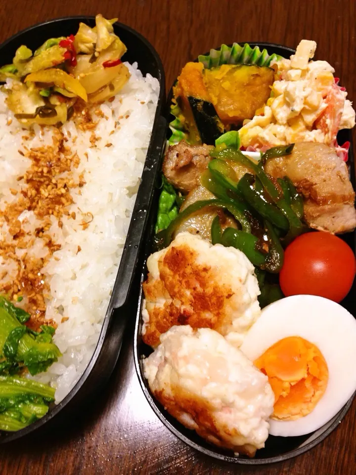 Snapdishの料理写真:0131 今日のパパお弁当|江口亜梨子さん