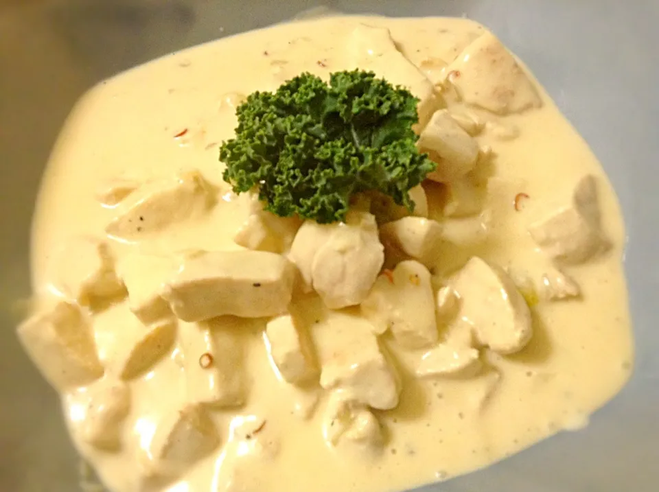 Snapdishの料理写真:VoiLa!! QuiCk ChiX ALfreDo wiT AgeD ParMesAn CheEse..|GeMzKiTchさん