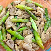 Snapdishの料理写真:Chicken with asparagus|Indie Starさん