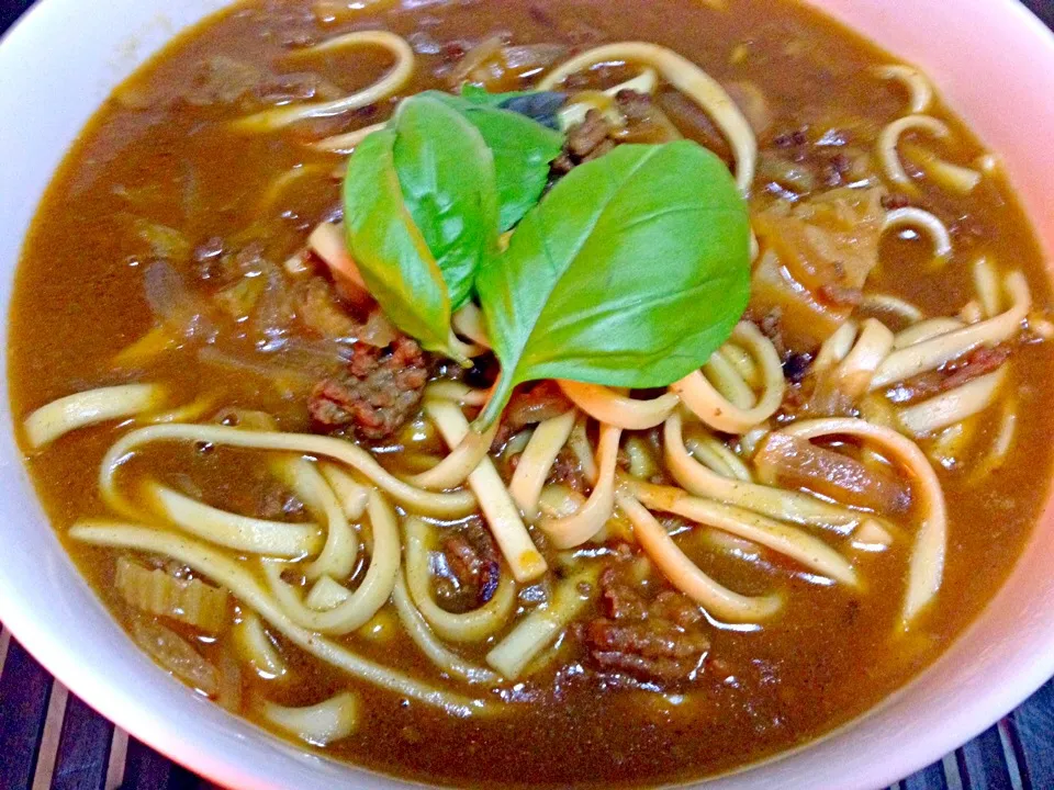 香味野菜のカレーをうどんに♥️|えりさん