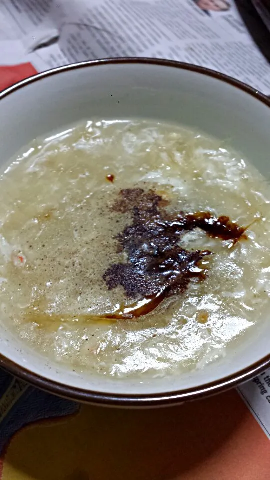 Our Reunion dinner: shark's fin soup|genさん