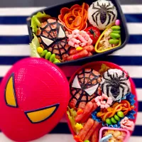 スパイダーマン弁当♡|加古理紗さん