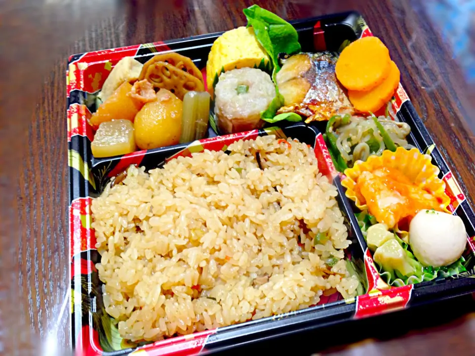 山菜おこわのお弁当|くりちさん