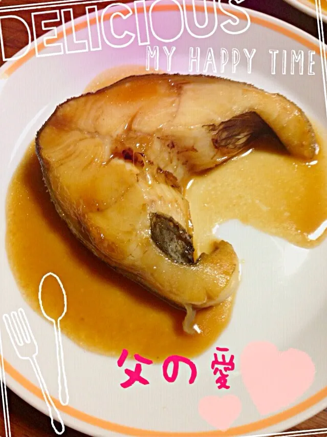 Snapdishの料理写真:銀ダラの煮付け💖父から届いた銀ダラで|きょうこさんさん