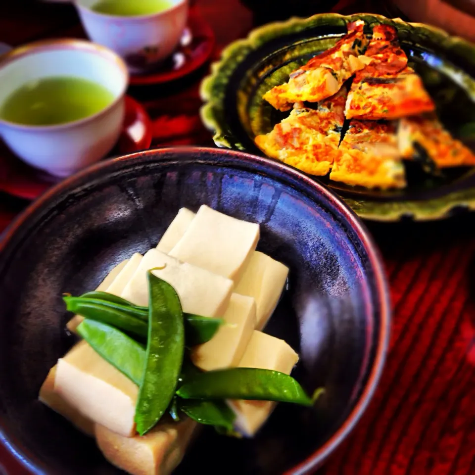 高野豆腐の炊いたん、和風キッシュ|kctreeさん