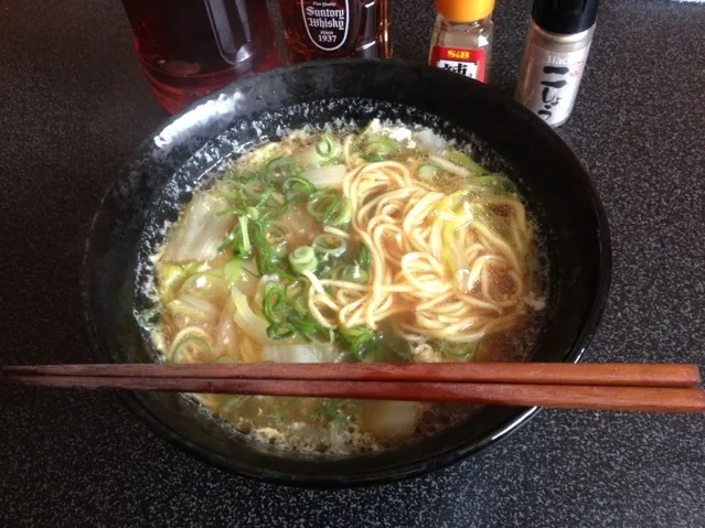 ラ王の袋麺、醤油味！(=ﾟωﾟ)ﾉ✨|サソリさん