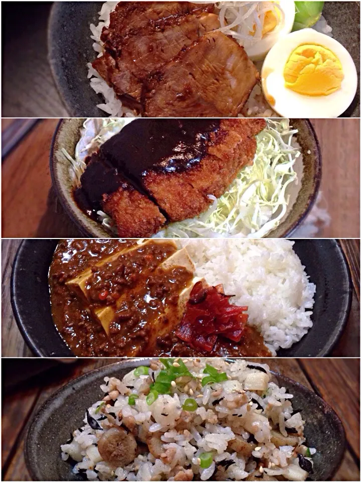 Four rice dishes|rick chanさん