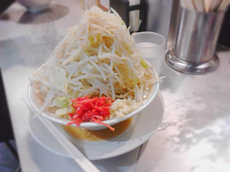 ラーメン大 練馬店 野菜増し⤴︎|アライさんさん