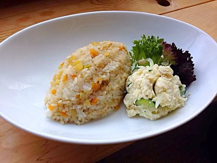 人参ご飯と豆腐のポテトサラダ|Masakoさん