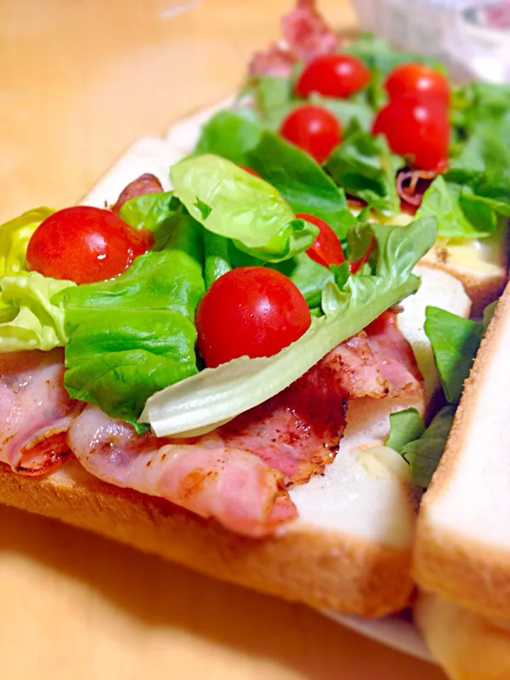 Bacon cheese sandwich|Jiangさん