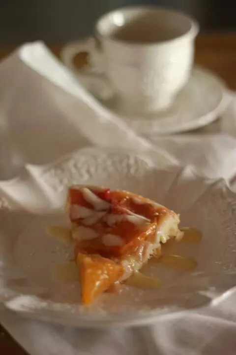 tarte tatin alle pesche con crema alla vaniglia|Diana Sangiorgioさん