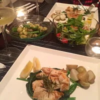 Fiancé'a Saturday dinner|Lina Butlerさん