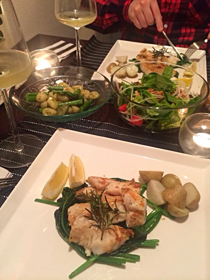 Fiancé'a Saturday dinner|Lina Butlerさん