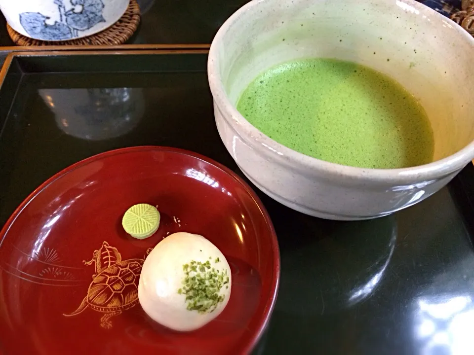 お抹茶と苔饅頭と和三盆セット🍵|美樹さん