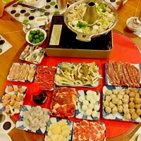 Snapdishの料理写真:CNY HOTPOT spread|Karen Teohさん