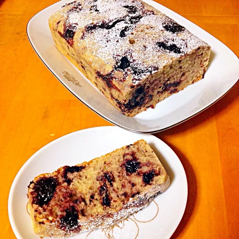 Snapdishの料理写真:ハスカップヨーグルトケーキ|カウンター嬢さん