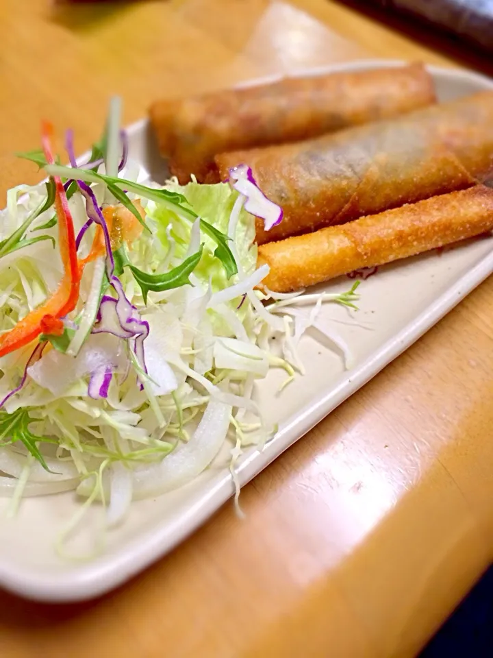 ひじきの春巻きとチーズ巻き|ゆうかさん