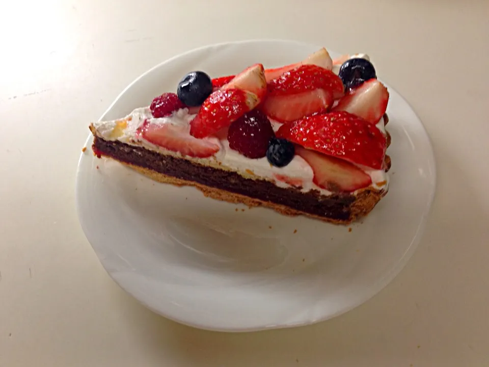 Chocolate fruits tart !|mahyaさん