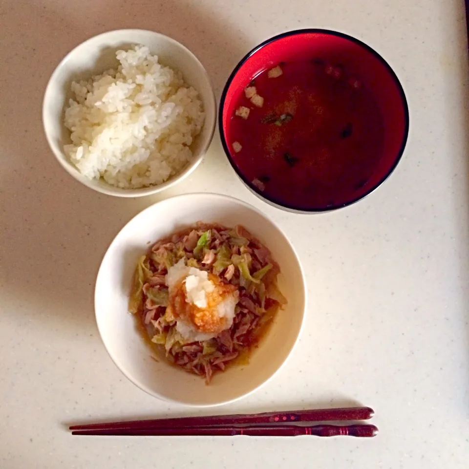 白菜とツナのみりん醤油|375さん