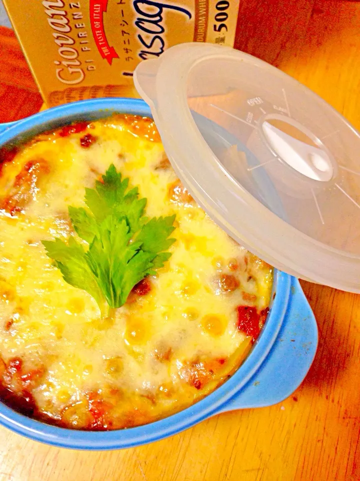 Snapdishの料理写真:Bowl lasagna for my love|アジザさん