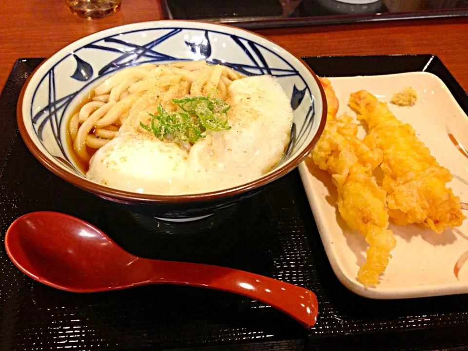 Snapdishの料理写真:丸亀製麺のとろ玉うどん！|まいさん