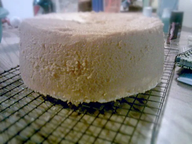 Angel food cake with peanut butter frosting|Ashley Goudyさん