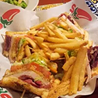 Snapdishの料理写真:Cajun Club Sandwich|didiさん