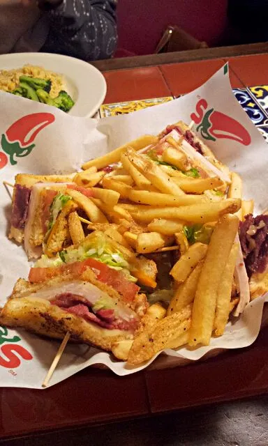 Snapdishの料理写真:Cajun Club Sandwich|didiさん