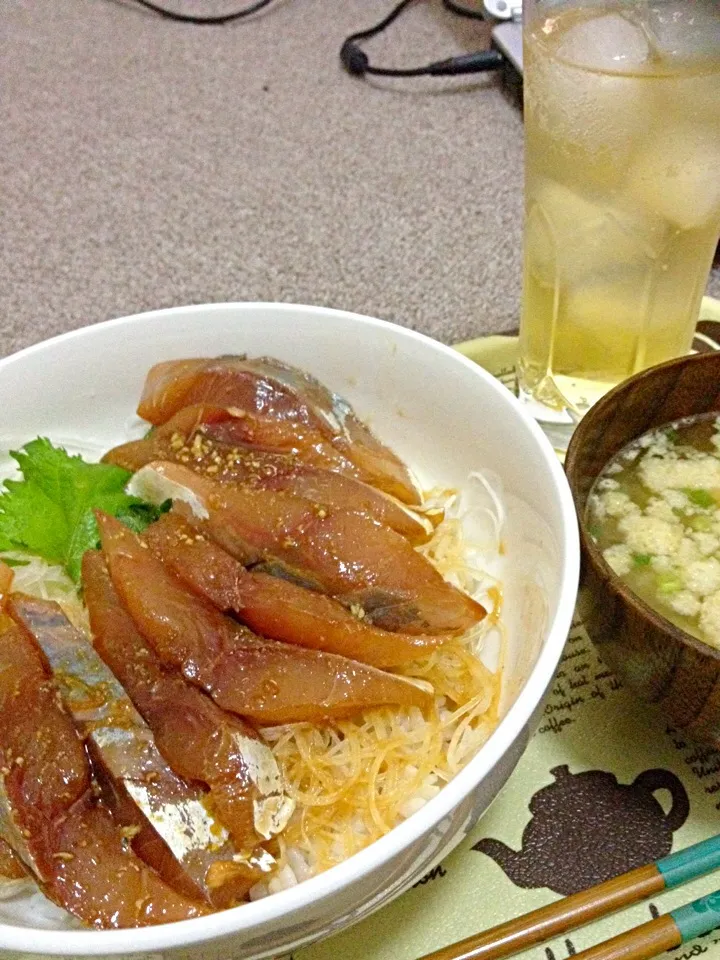 Snapdishの料理写真:りゅうきゅう丼|nonkun2011さん