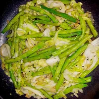 string beans with cabbage|Sarah Joy Castilloさん