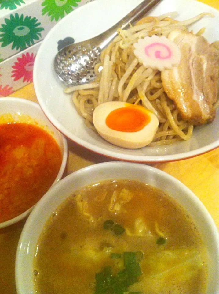 海老味味噌つけ麺+味の辛騒ぎ（大辛）+半熟味玉（半玉）@めん屋 写楽（上尾）|Kazuya Miyukiさん